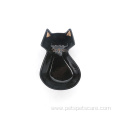 Cat Shaped Pet Feeding Bowl Three Sizes Black